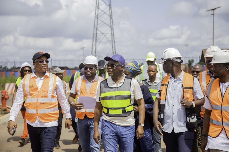 Tournée de chantiers du Ministre du Cadre de Vie et des Transports